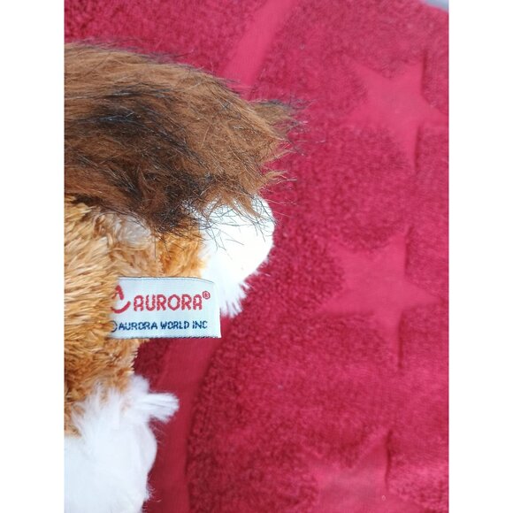 Aurora Cylsdale Plush Brown & White Horse Stuffed Animal Toy 8" Tall Soft Fluffy - Picture 5 of 5